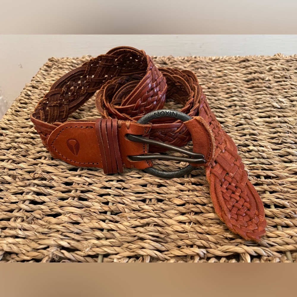 Nixon Braided leather belt